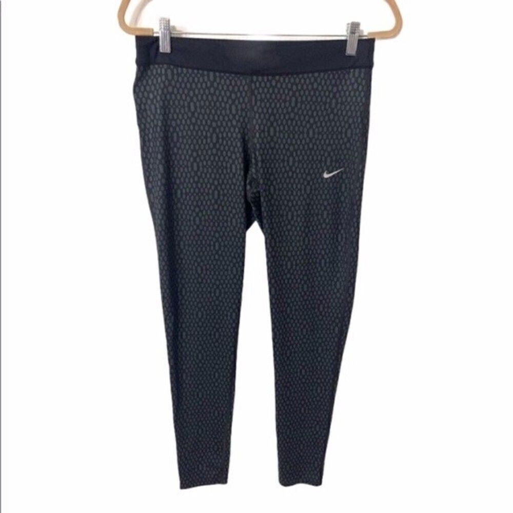 NIKE leggings womens black dri fit leggings size large